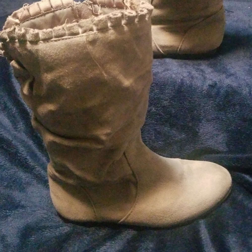 🎀Gray Riding Boots🎀 - Picture 2 of 5